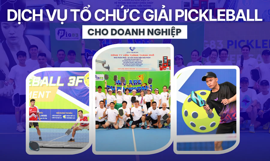 Tổ chức sự kiện thể thao Pickleball Vinh Nghệ An